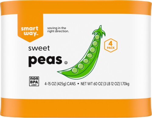 Smart Way Sweet Peas Canned Perspective: back