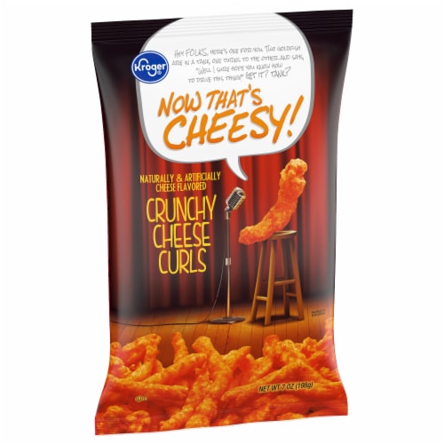 Kroger® Cheese Crunchy Chips Perspective: back