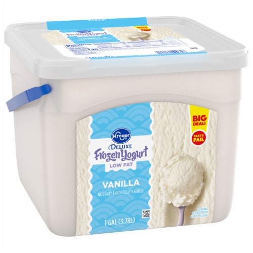 Kroger® Deluxe Vanilla Frozen Yogurt Pail BIG Deal! Perspective: back