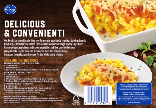 Kroger® Migas Egg Bake Family Size Perspective: back