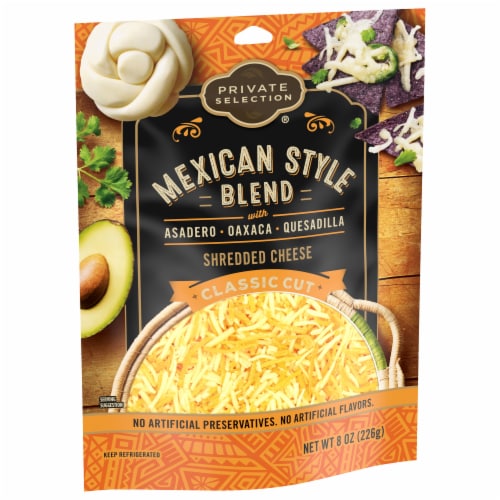 Private Selection® Mexican Blend Shredded Cheese Perspective: back