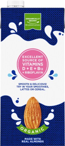 Simple Truth Organic™ Unsweetend Almond Milk Perspective: back