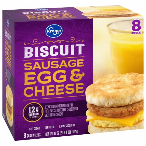 Kroger® Sausage Egg and Cheese Biscuit Perspective: back