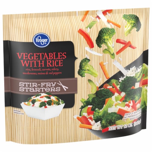Kroger® Stir Fry Starters Vegetables with Rice Perspective: back