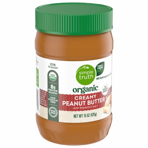 Simple Truth Organic® Peanut Butter Creamy Perspective: back