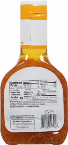 Smart Way™ Italian Salad Dressing & Marinade Perspective: back