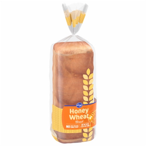 Kroger® Honey Wheat Bread Perspective: back