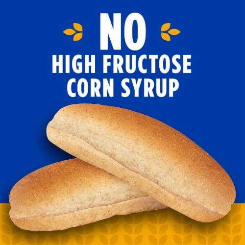 Kroger® 100% Whole Wheat Hot Dog Buns Perspective: back