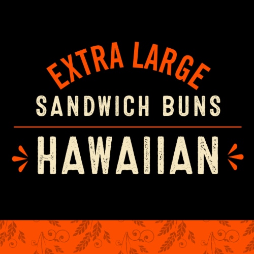 Private Selection® Extra Large Sweet Hawaiian Sandwich Buns Perspective: back