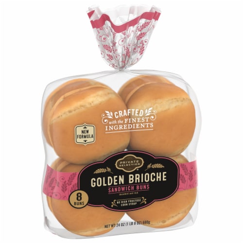 Private Selection® Brioche Buns Golden Perspective: back