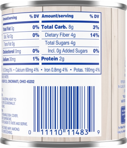 Kroger® No Salt Added Cut Green Beans Perspective: back