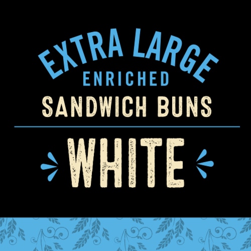 Private Selection® White Extra Large Sandwich Rolls Perspective: back