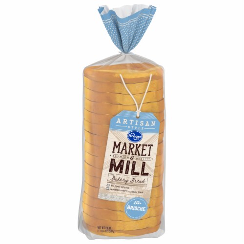 Kroger® Market & Mill® Artisan Brioche Bread Perspective: back