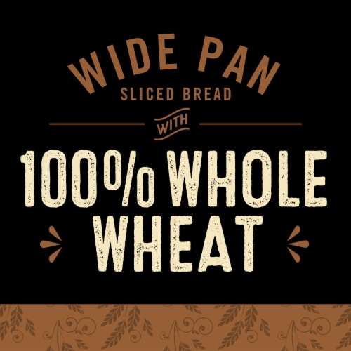 Private Selection 100% Whole Wheat Wide Pan Sliced Bread 24 oz Perspective: back