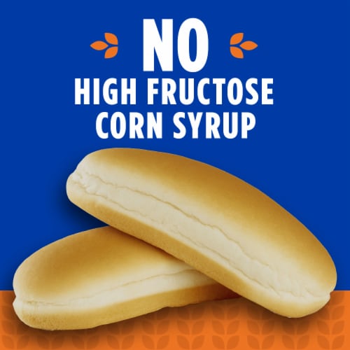 Kroger® Rich N Honey Hot Dog Buns Perspective: back