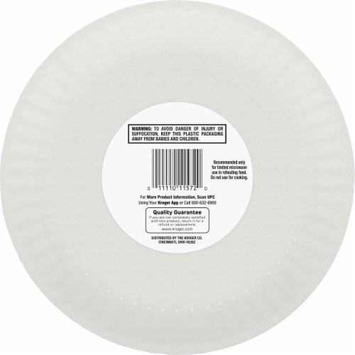 Smart Way™ Uncoated Dinner Plates Perspective: back
