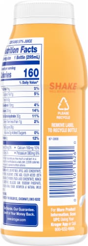 Kroger® Peach Mango Smoothie Perspective: back