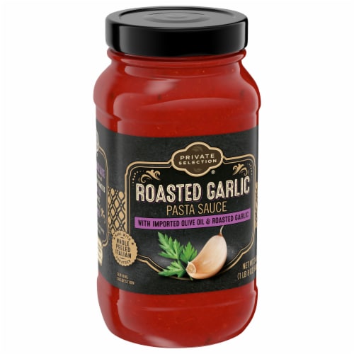 Private Selection® Roasted Garlic Pasta Sauce Perspective: back