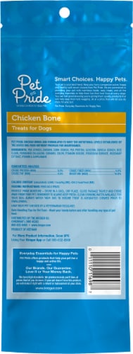 Pet Pride Rawhide Free Chicken Bone Perspective: back