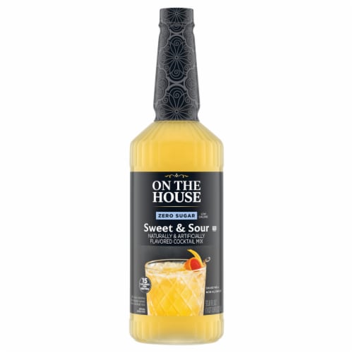 On The House Zero Sugar Sweet and Sour Cocktail Mix Perspective: back
