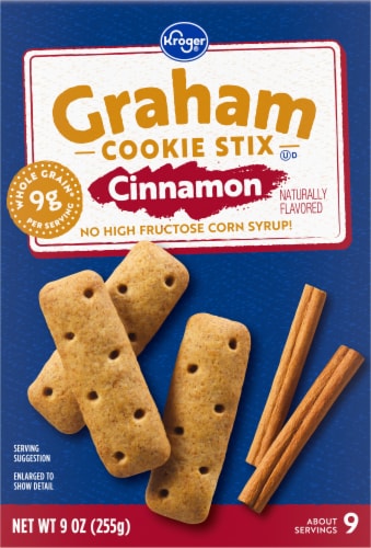 Kroger® Cinnamon Graham Cookie Stix Perspective: back