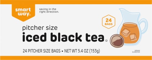 Smart Way™ Pitcher Size Iced Black Tea Bags Perspective: back