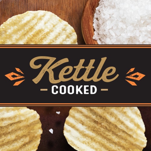Private Selection® Original Sea Salt Crinkle Cut Kettle Chips Perspective: back