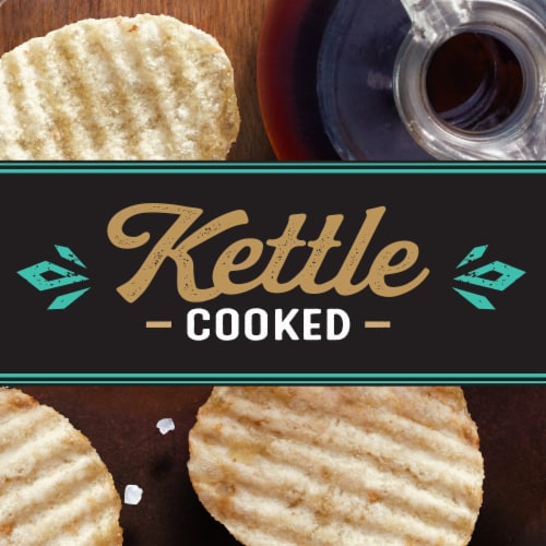 Private Selection™ Sea Salt & Vinegar Crinkle Kettle Chips Perspective: back
