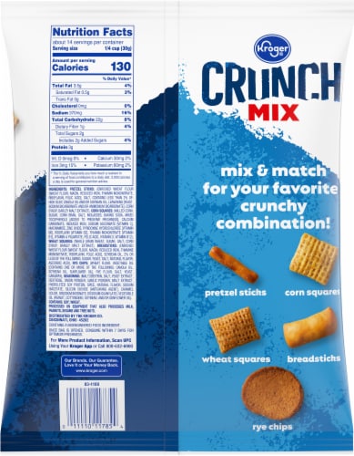 Kroger® Traditional Crunch Snack Mix Perspective: back