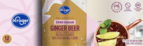 Kroger® Non - Alcoholic Zero Sugar Ginger Beer Perspective: back