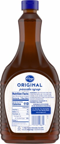 Kroger® Original Pancake Syrup Perspective: back
