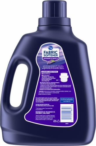 Kroger Lavender Vanilla Bean Liquid Fabric Softener Perspective: back