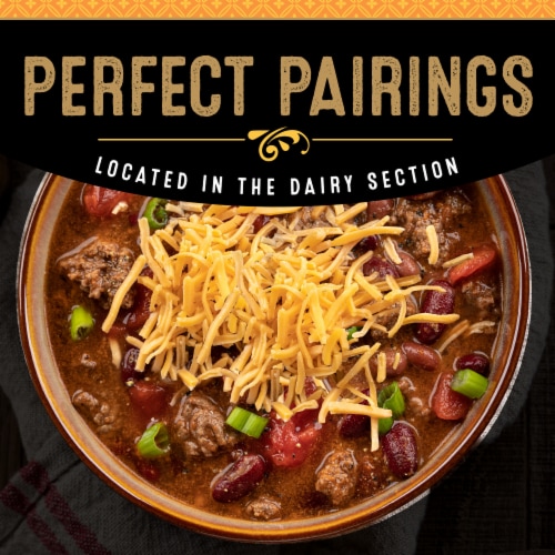 Private Selection® Mild Cheddar Blend Thick Cut Shredded Cheese Perspective: back