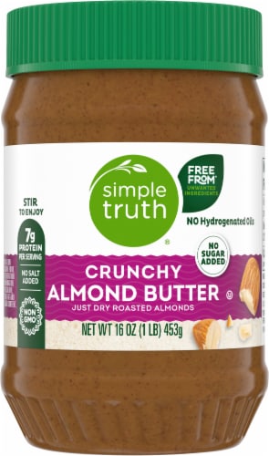 Simple Truth® Almond Butter Crunchy Perspective: back