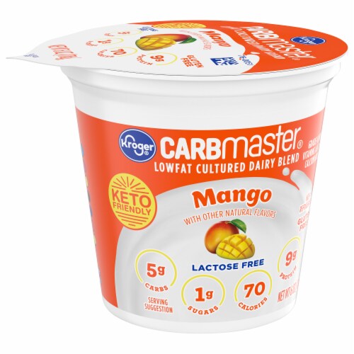 Kroger Carbmaster Mango Low Fat Yogurt Cup Perspective: back