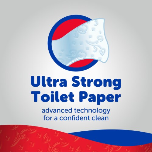 Kroger® Ultra Strong Super Mega Roll Toilet Paper Perspective: back