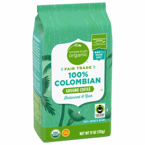 Simple Truth Organic® 100% Colombian Medium Roast Ground Coffee Perspective: back