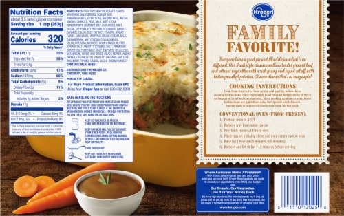 Kroger® Beef Shepherd's Pie Perspective: back