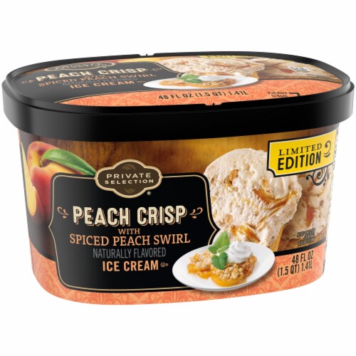 Private Selection® Peach Crisp with Spiced Peach Swirl Ice Cream Perspective: back