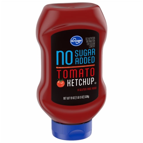 Kroger® No Sugar Added Tomato Ketchup Perspective: back