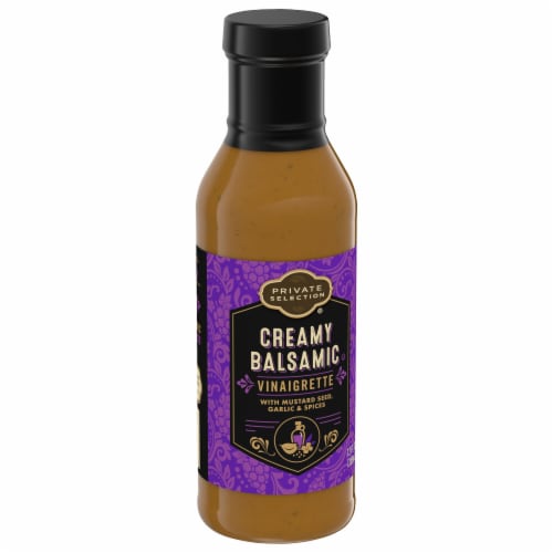 Private Selection® Creamy Balsamic Vinaigrette Salad Dressing Perspective: back
