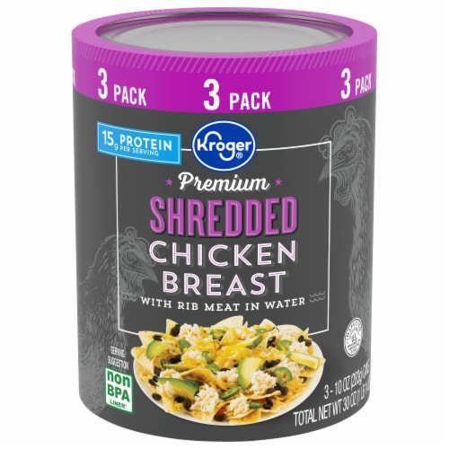 Kroger® Premium Shredded Chicken Breast Perspective: back