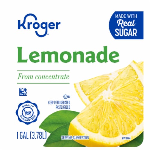 Kroger® Lemonade From Concentrate Perspective: back