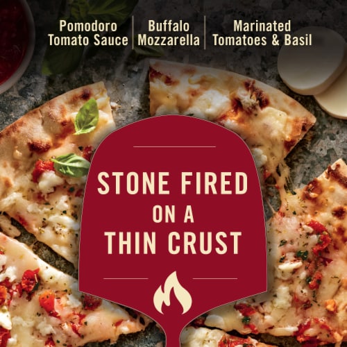 Private Selection® Margherita Thin Crust Frozen Pizza Perspective: back