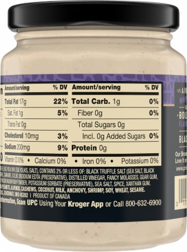 Private Selection™ Black Truffle Whipped Mayo-Like Spread Perspective: back