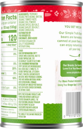 Simple Truth Organic™ Chili Beans Perspective: back