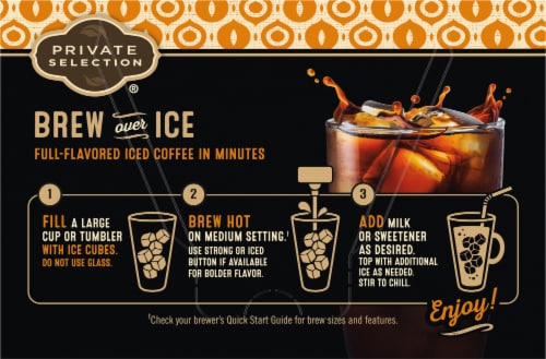 Private Selection® Brew Over Ice Hazelnut K-Cup Coffee Pods Perspective: back