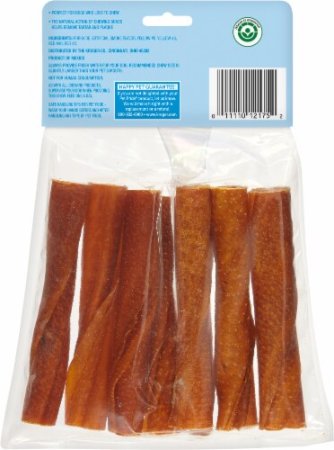 Pet Pride® Porkhide Twists Dog Treats Perspective: back