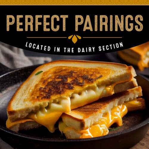 Private Selection® Hickory Smoked Mild Cheddar Cheese Slices Perspective: back