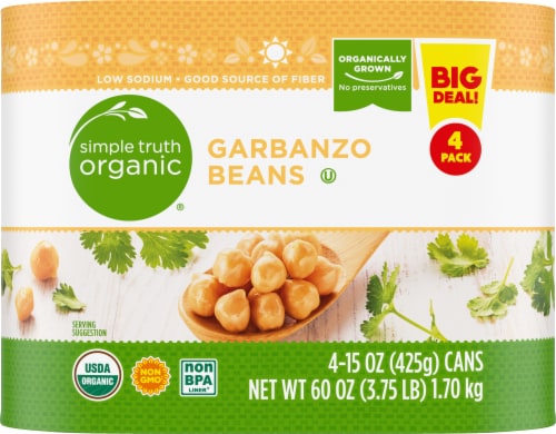 Simple Truth Organic® Garbanzo Beans Perspective: back